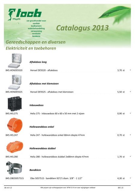 Catalogus 2013