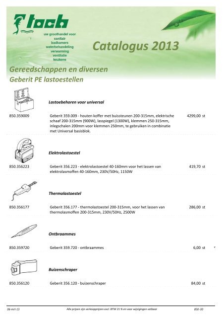 Catalogus 2013