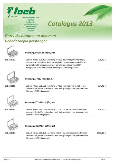 Catalogus 2013