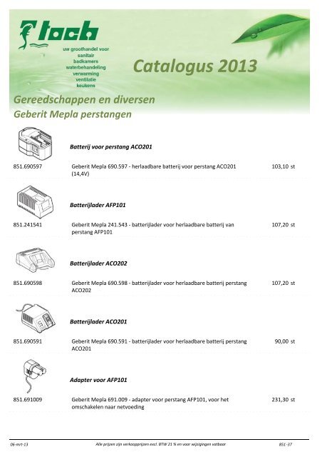 Catalogus 2013