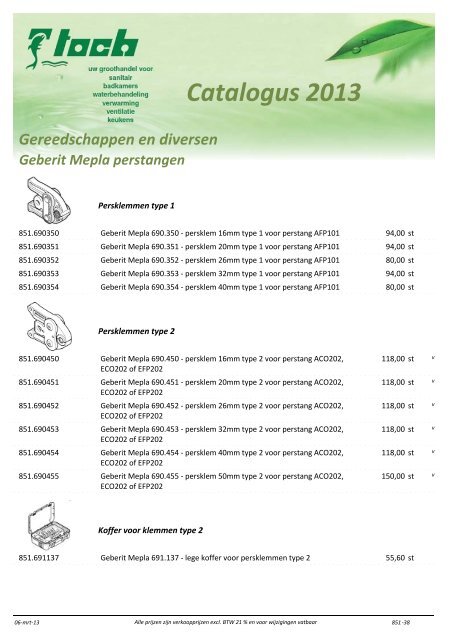 Catalogus 2013