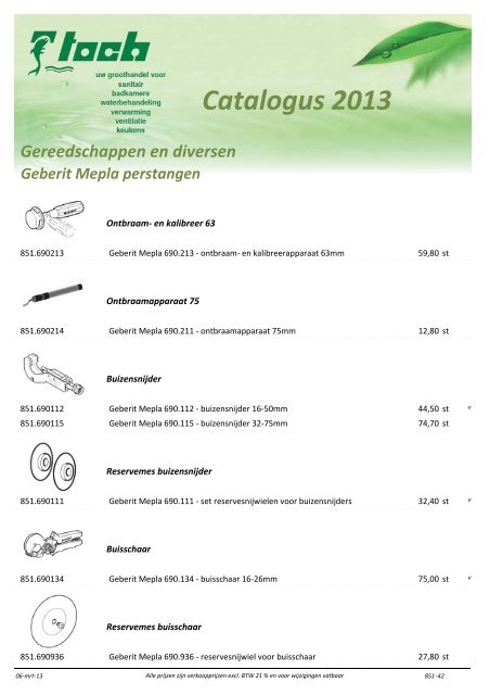 Catalogus 2013