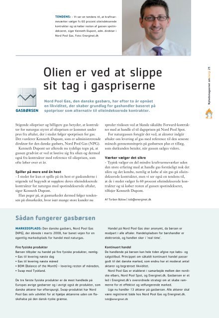 temanummer om gas 2010 - Energinet.dk