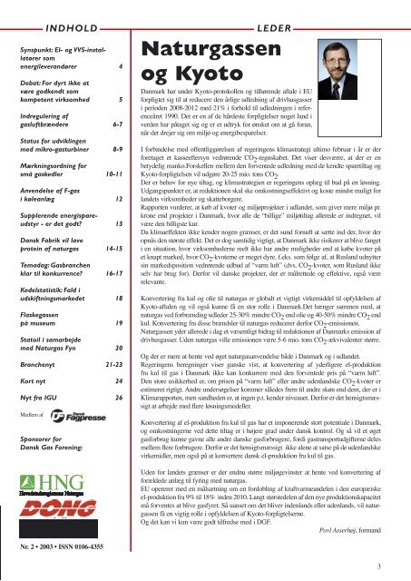 Gasteknik nr. 2, april 2003 [PDF] - Dansk Gas Forening