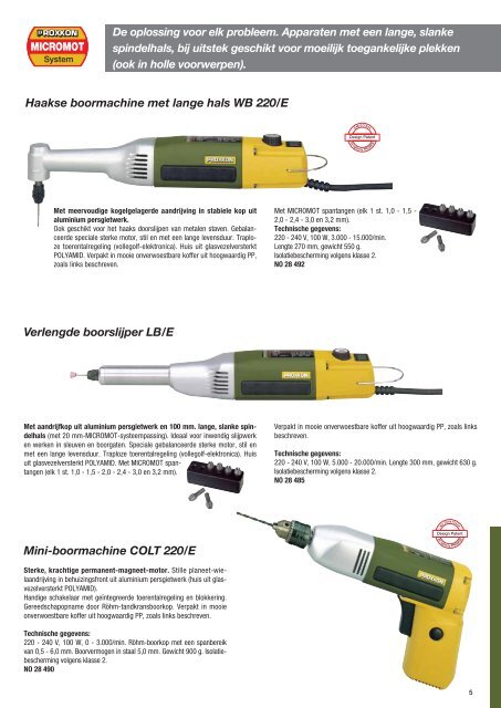 Gereedschap met karakter!