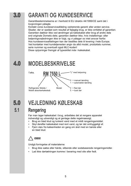 RM 7550 (L) - Dometic Manuals