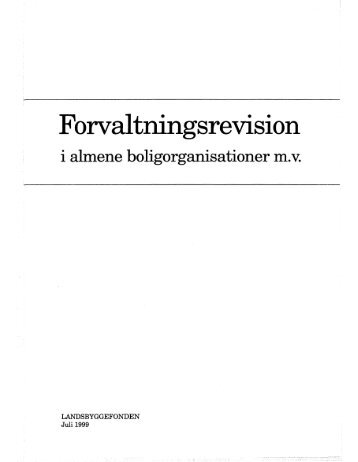 Forvaltningsrevision - Landsbyggefonden