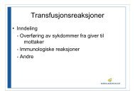 Transfusjonsreaksjoner (36KB) - Nordlandssykehuset