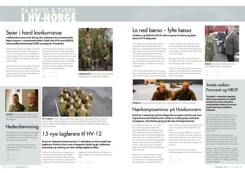 HV-bladet 0411 - Heimevernet - Forsvaret