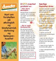 Kort om forskellen på økologisk og biodynamisk dyrkning og ...