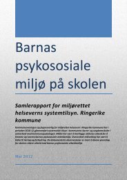 Barnas psykososiale miljø på skolen