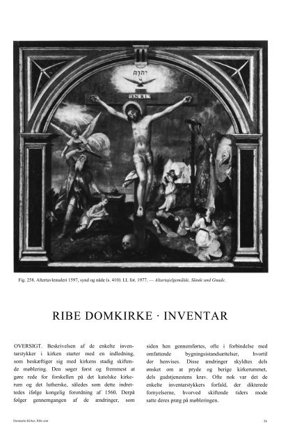 RIBE DOMKIRKE · INVENTAR - Danmarks Kirker - Nationalmuseet