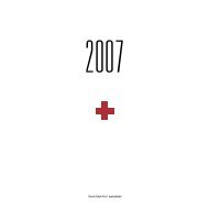 Årsberetning 2007 - Dansk Røde Kors