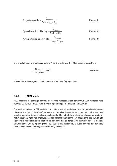 Test af Analytiske Element Modeller - Grundvandskortlægning