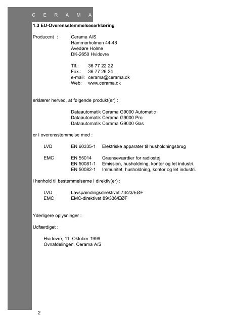 Brugervejledning til G9000 PRO DK.pdf - Elvarmeteknik