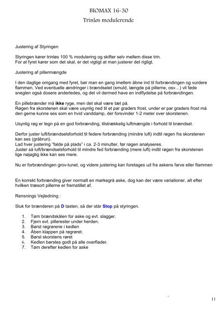 Manual BioMax 16-30 051211 ny - Andresens Bioenergi A/S