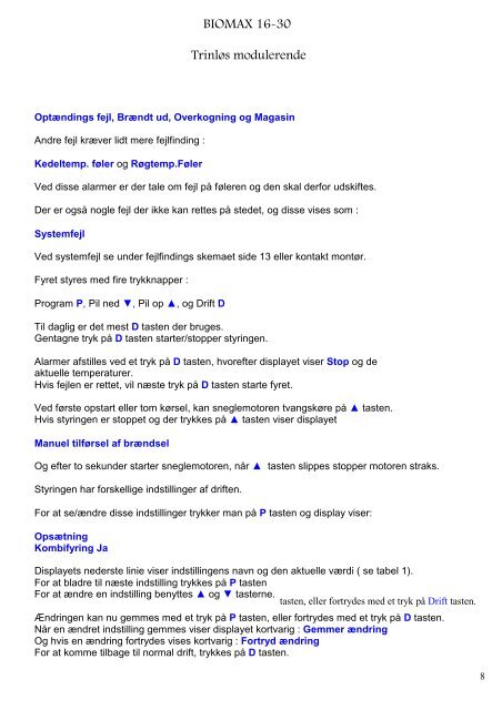 Manual BioMax 16-30 051211 ny - Andresens Bioenergi A/S