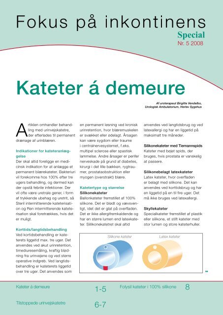 Kateter á demeure - Coloplast