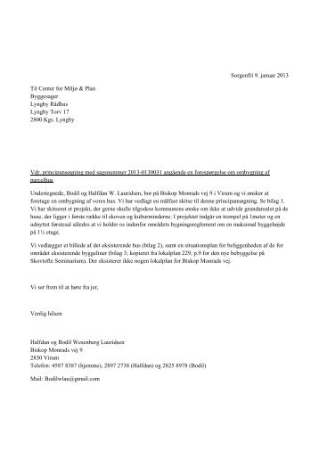 Principansøgning - Lyngby Taarbæk Kommune