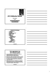 APA Publication Manual - Erik Arntzen