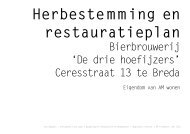 Herbestemming en restauratieplan - Baudoin Van Alphen