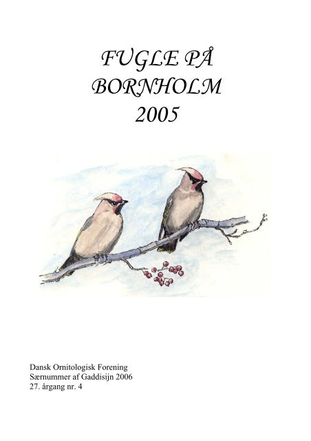 Fugle på Bornholm 2005 - DOF Bornholm