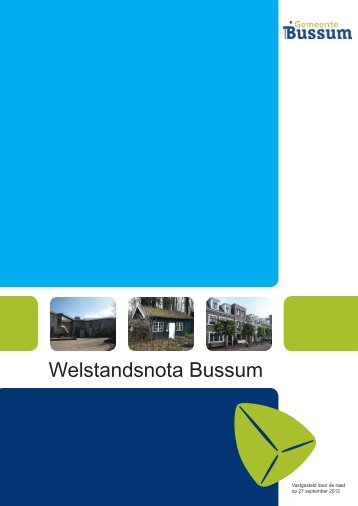 Welstandsnota 2012 - Gemeente Bussum
