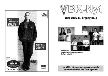 Juni 2006 33. årgang nr. 4 - Vanløse Badminton Klub