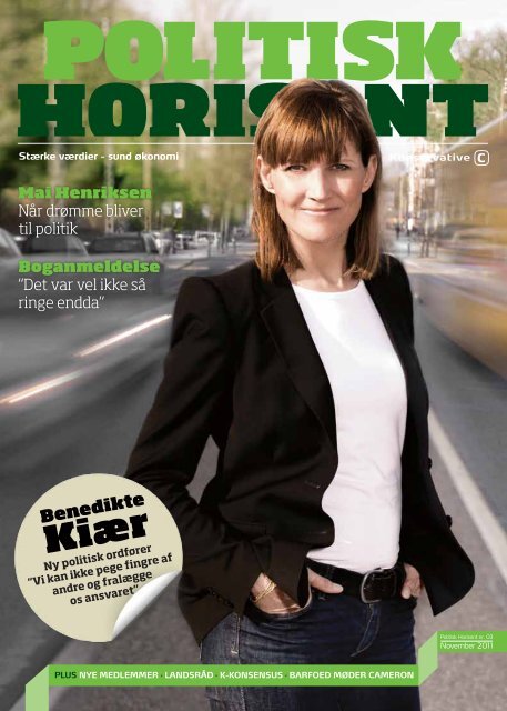 Politisk Horisont nr. 3 2011 - Konservative Folkeparti