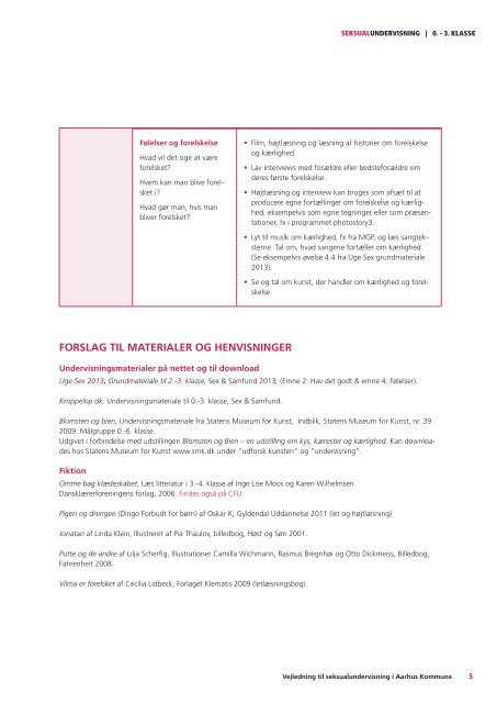 Seksualundervisning 0.-3. klasse (pdf 561 KB) - Aarhus.dk