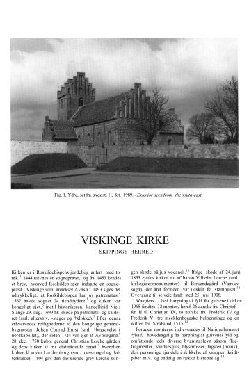 VISKINGE KIRKE - Danmarks Kirker - Nationalmuseet
