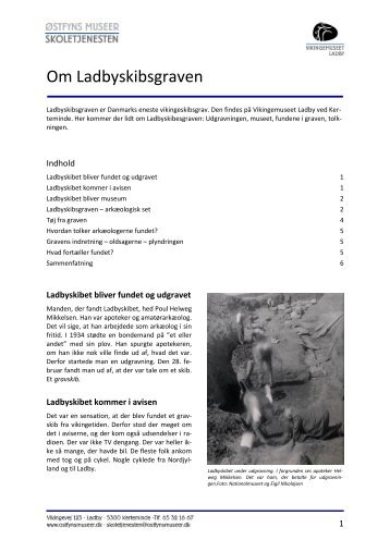 Info elever 4-5 kl. (pdf) - Vikingemuseet Ladby