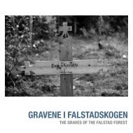 Gravene i FalstadskoGen - Falstadsenteret