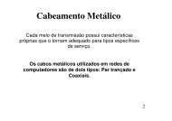 Cabeamento Metálico - CCHLA/UFRN