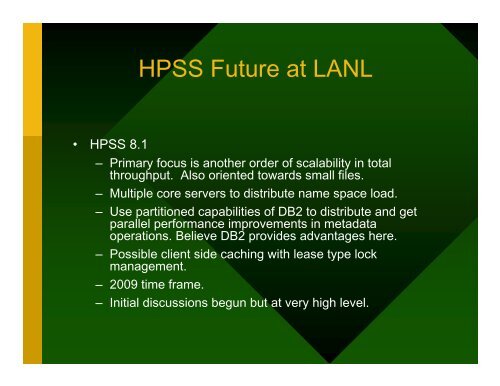 Archival Storage At LANL Past, Present and Future - Los Alamos ...