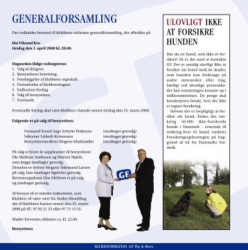 GENERALFORSAMLING - GF Forsikring
