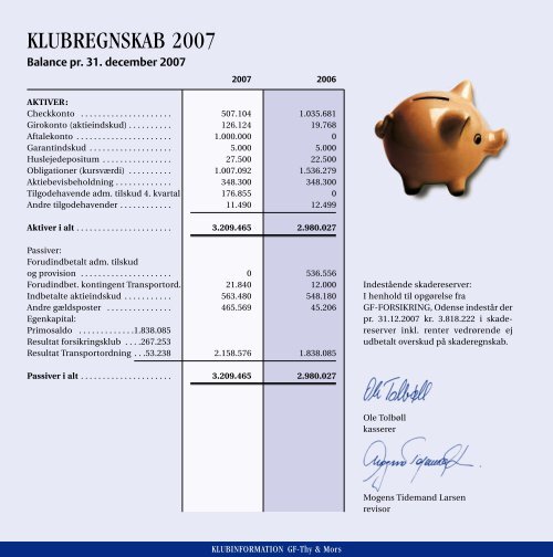 GENERALFORSAMLING - GF Forsikring