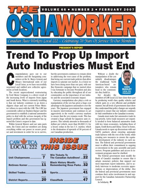 Trend To Prop Up Import Auto Industries Must End - Cawlocal.ca