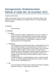 20121126 Referat Damagerskolen Skolebestyrelsen