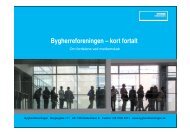 Bygherreforeningen – kort fortalt