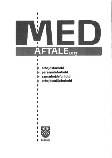 MED aftale for Hvidovre kommune 2013 - OAO