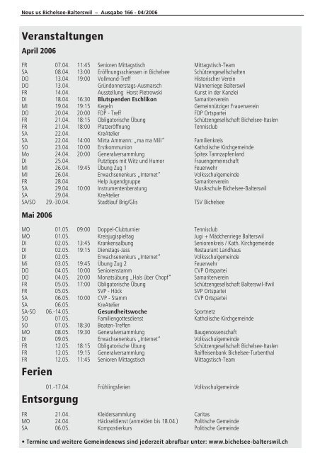 2006.04 [PDF, 1.00 MB] - Gemeinde Bichelsee-Balterswil