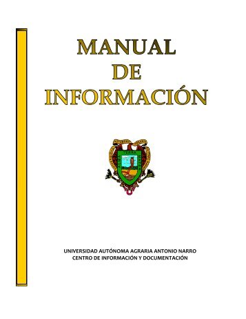 universidad autónoma agraria antonio narro centro de información y ...