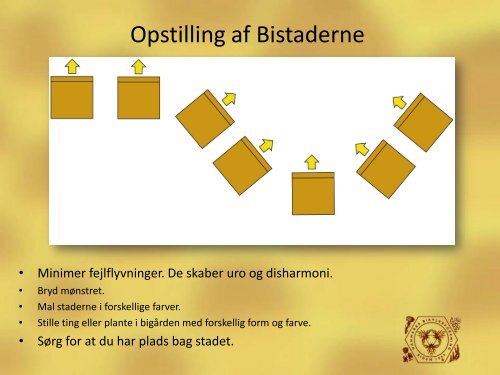 Indretning af en Bigård