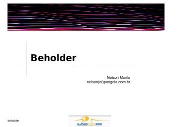 Beholder - WiFi Networks Tracking Open Source Tool - Lacnic