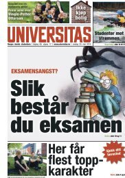 EKSAMENSANGST? - Universitas