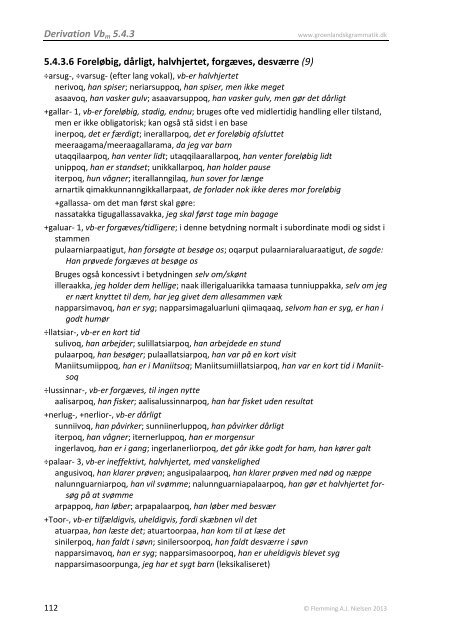 7. juni 2013, 233 sider, 5,7 mb - Grønlandsk grammatik