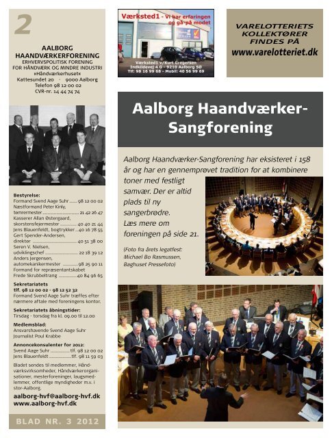 Medlemsblad nummer 3 (september) - Aalborg Haandværkerforening
