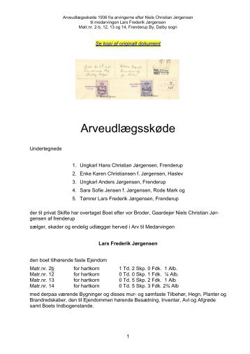 Arveudlægsskøde 1936 - PDF