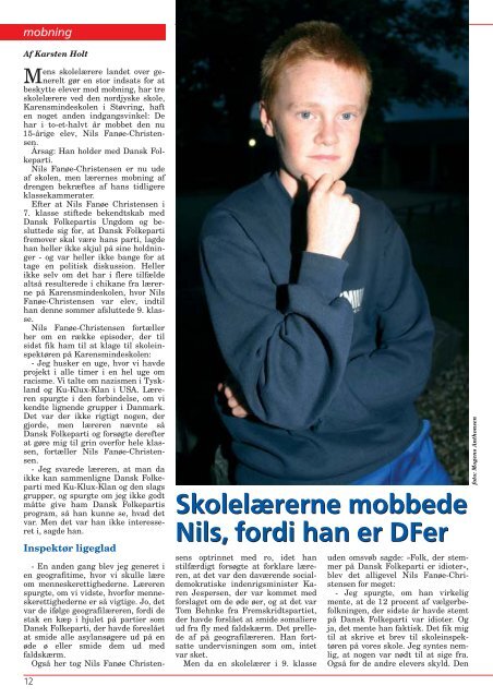 Dansk Folkeblad nr. 4 - 2003 - Dansk Folkeparti